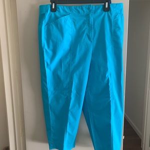 Never worn Blue Chico Capris